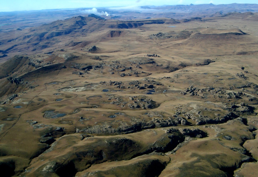 The Maloti-Drakensberg Mountains which produce about 25% of South Africa’s available water and support almost 50% of the country’s GDP